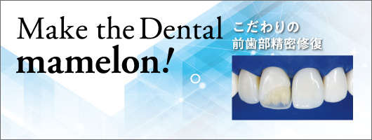 Make the Dental mamelon！～こだわりの前歯部精密修復～
